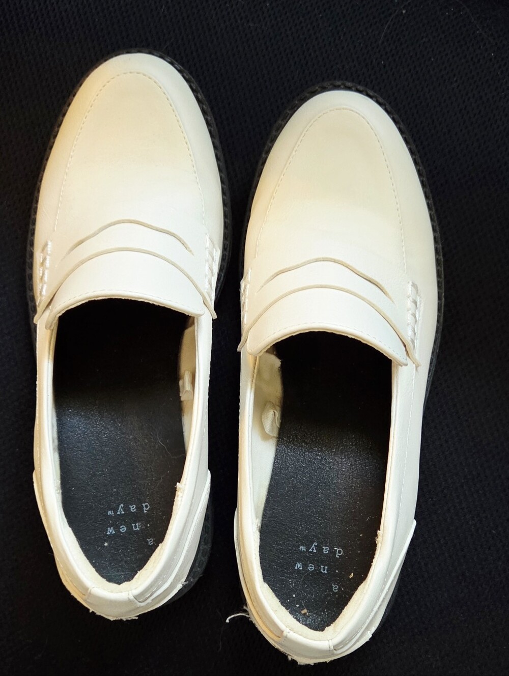 A NEW DAY WOMEN'S White Penny Loafers